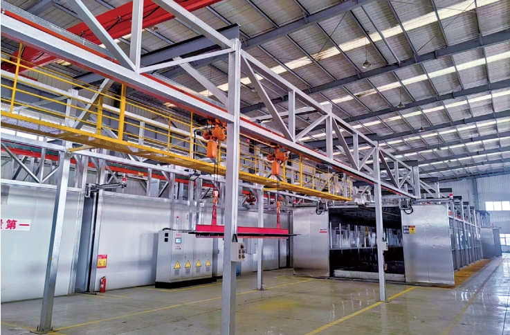 工程機械自動噴漆烘干生產線