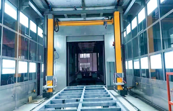 集裝箱往復機自動噴漆設備