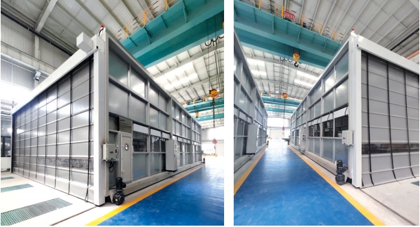 整體移動式噴漆房1 整體移動式噴漆房1